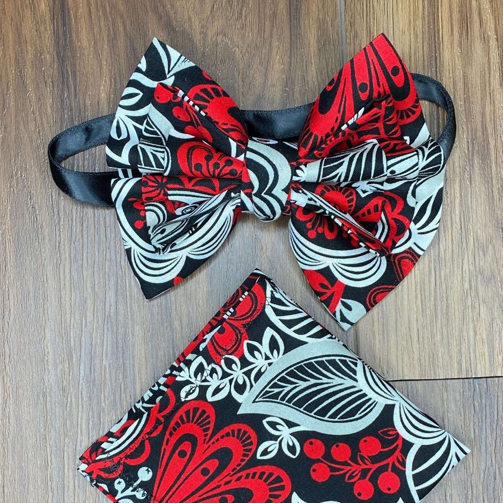 The Scarlet Floral (Bow Tie)
